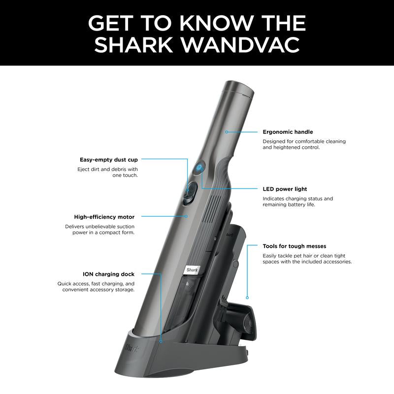 WANDVAC Cordless Hand Vacuum